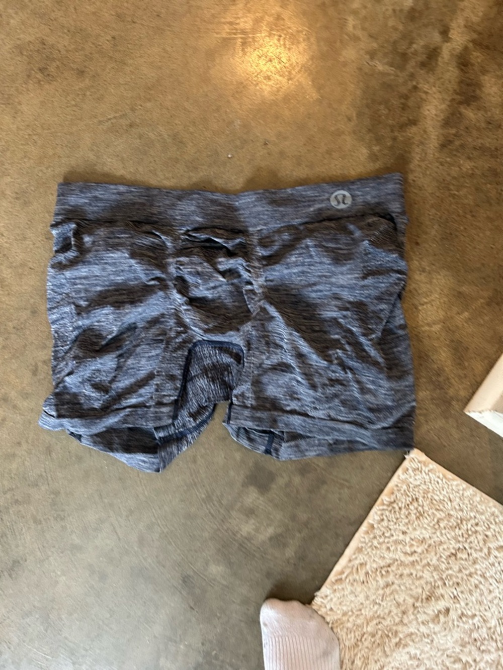 lululemon athletica Heathered Charcoal Athletic Shorts men underwear